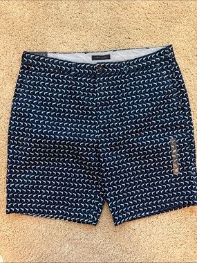 Tommy Hilfiger Navy & White Shorts